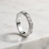 法式復古羅馬柱線戒--antique-roman-pillar-fluted-stacking-ring-027-front-view-sparkledeer.com
