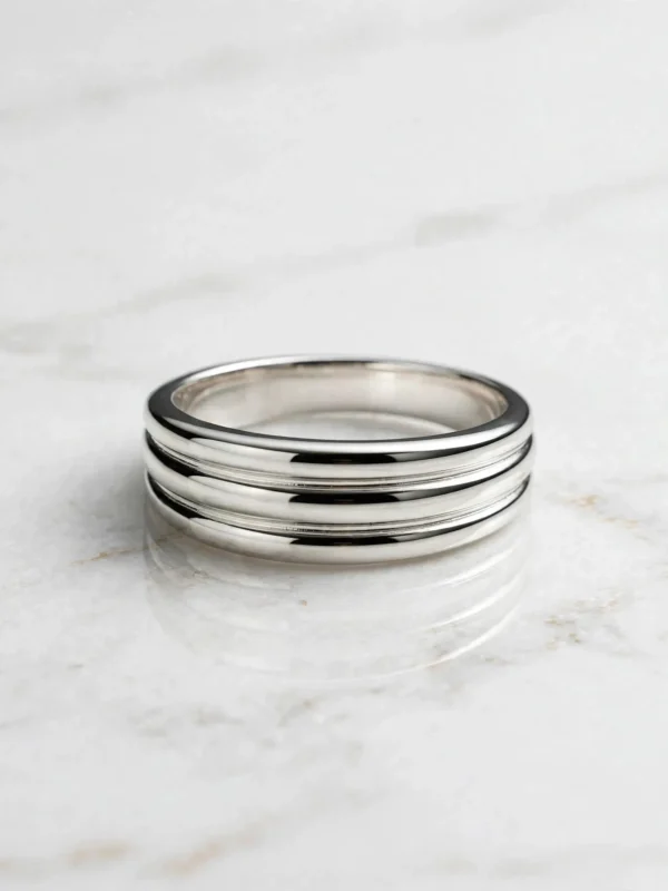 architectural-three-line-geometric-wide-ring-021-flat-view 極簡三律動鏡面造型戒--architectural-three-line-geometric-wide-ring-021-flat-view-sparkledeer.com