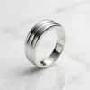 architectural-three-line-geometric-wide-ring-021-front-view 極簡三律動鏡面造型戒--architectural-three-line-geometric-wide-ring-021-front-view-sparkledeer.com