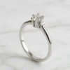 classic-crown-six-prong-solitaire-ring-005-front-view 皇冠誓約單鑽經典戒--Classic Crown Six-Prong Solitaire Ring-005-model-front-view-sparkledeer.com