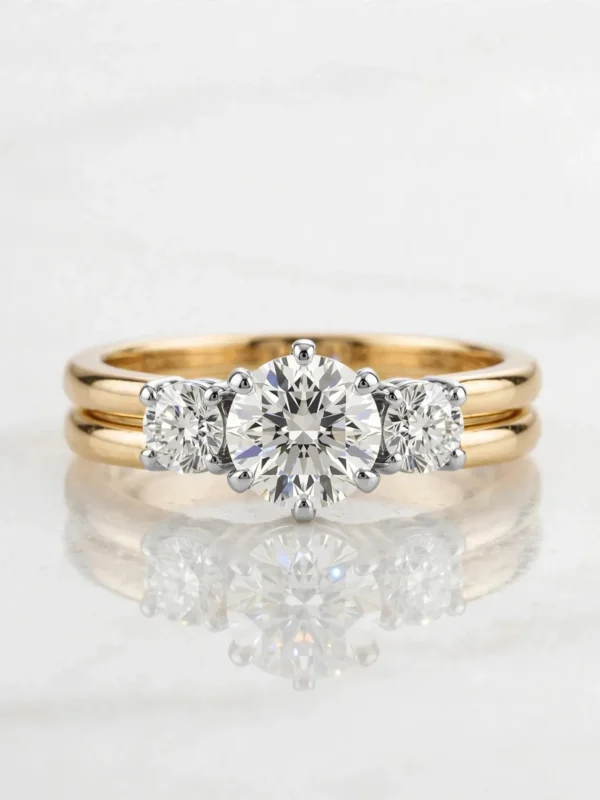 classic-three-stone-two-tone-statement-ring-020-flat-view 閃耀三石交織華麗戒--classic-three-stone-two-tone-statement-ring-020-flat-view-sparkledeer.com