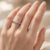 優雅極簡六爪單鑽戒--elegant-classic-six-prong-hollow-solitaire-ring-028-model-hand-view-sparkledeer.com
