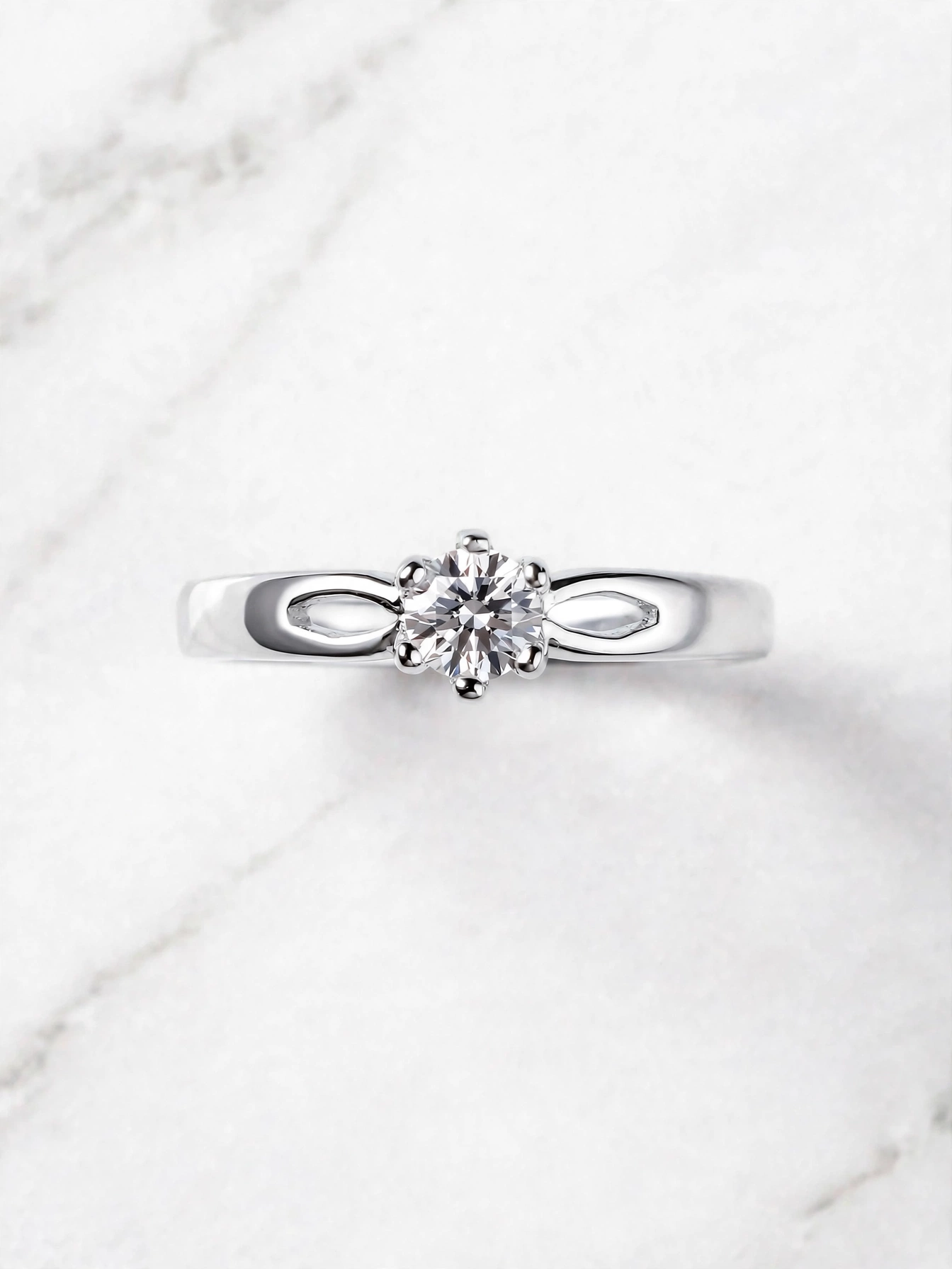優雅極簡六爪單鑽戒--elegant-classic-six-prong-hollow-solitaire-ring-028-product-view-sparkledeer.com