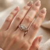 french-retro-lace-engraved-wide-silver-ring-023-model-hand-view 法式蕾絲復古雕花銀戒--french-retro-lace-engraved-wide-silver-ring-023-model-hand-view-sparkledeer.com