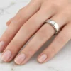 hidden-side-pave-luxury-wide-band-ring-008-model-hand-view 低調奢華側鑲微鑽寬戒--hidden-side-pave-luxury-wide-band-ring-008-model-hand-view-sparkledeer.com