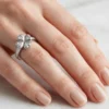 lucky-four-leaf-clover-pave-diamond-ring-010-model-hand-view 四葉草幸運鑽戒--lucky-four-leaf-clover-pave-diamond-ring-010-model-hand-view-sparkledeer.com