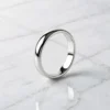 minimalist-high-polish-plain-silver-band-014-front-view 極簡光澤素面戒--minimalist-high-polish-plain-silver-band-014-front-view-sparkledeer.com