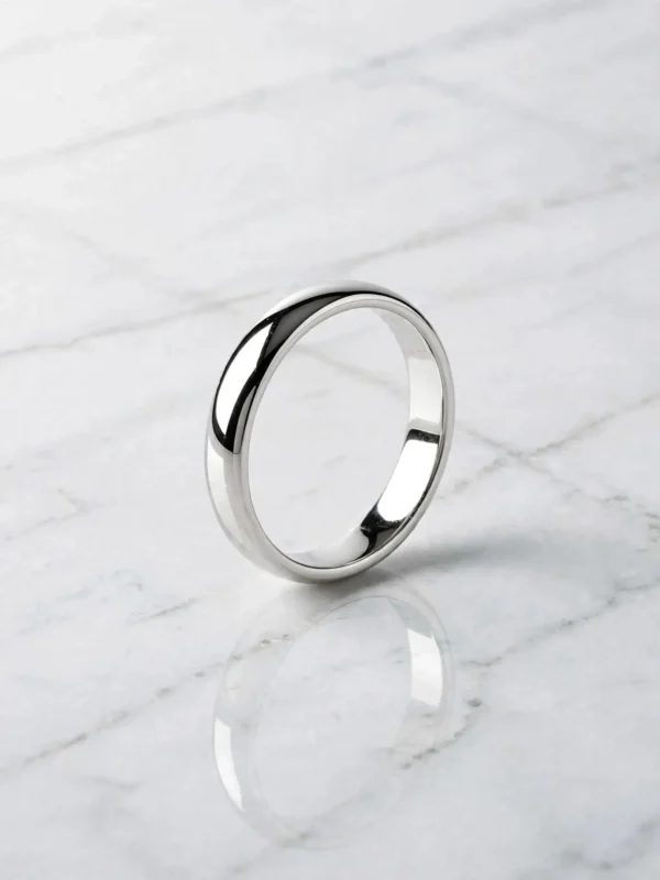 minimalist-high-polish-plain-silver-band-014-front-view 極簡光澤素面戒--minimalist-high-polish-plain-silver-band-014-front-view-sparkledeer.com