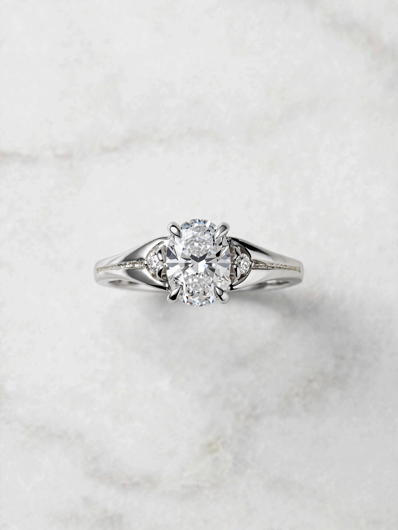 月華如水典雅橢圓鑽戒--moonlight-elegance-oval-solitaire-ring-011-product-view-sparkledeer.com