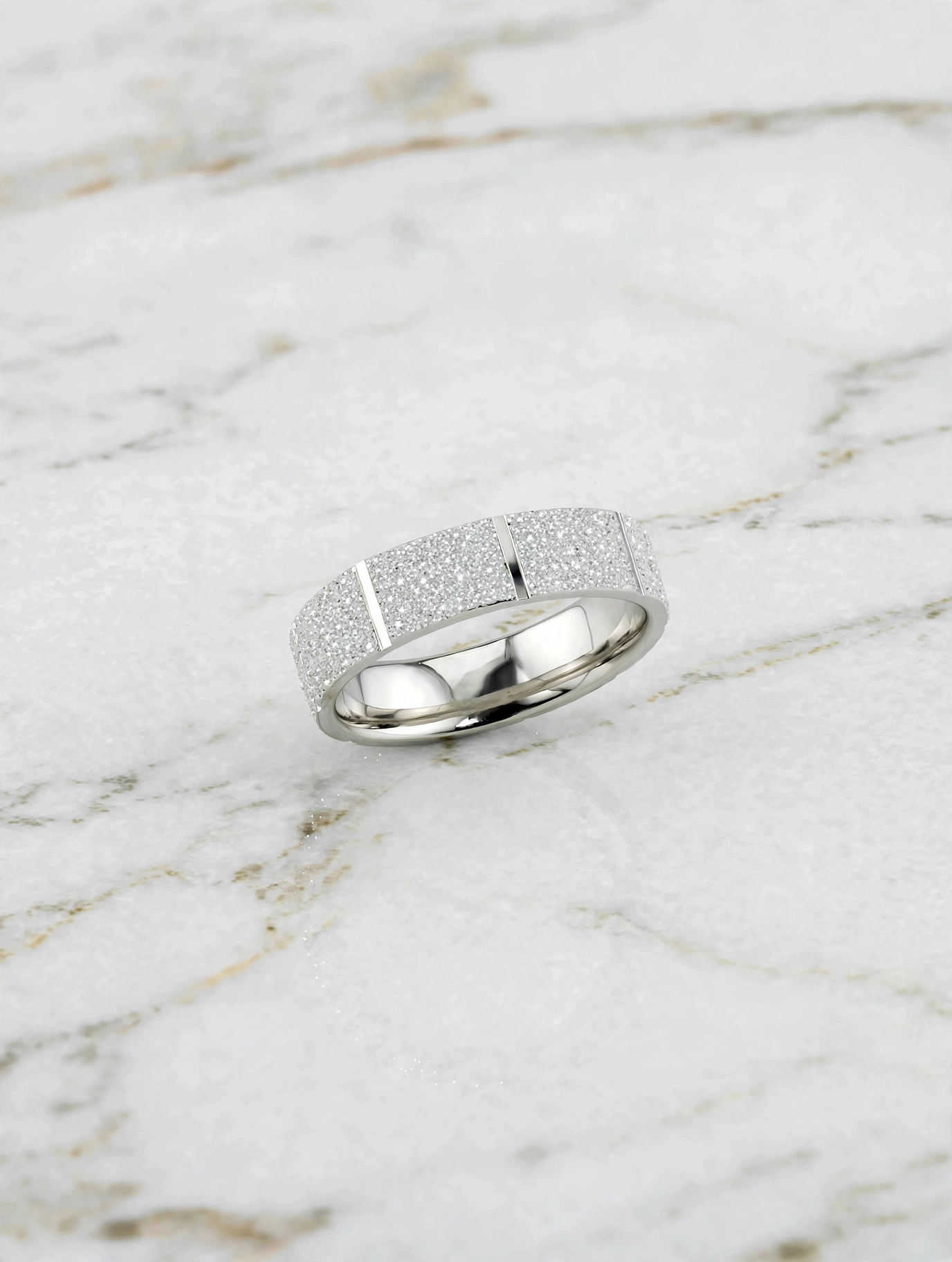 時光微痕星塵質感寬戒--textured-frosted-stardust-wide-band-couple-ring-012-product-view-sparkledeer.com
